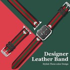 Designer Genuine Leather Apple Watch Bands With Charms  Fits 42-49mm