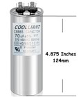 Round Hvac 70 Uf mfd Motor Run start Capacitor For Ac Compressor And Condenser