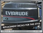 Evinrude 30hp Outboard Decals Kit   Stickers Die-cut