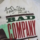 1980s Bad Company Autographed T-shirt Kirke  Ralphs  Steve Price  Etc     Pristine