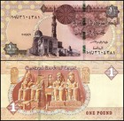 Egypt 1 Pound  2019-2022  P-71h  Unc X 100 Pcs Bundle Pack