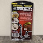 Turbo Cleaner Sink Snake Dredger Unclog Drain Hair Fixed Brush Removal Tool New