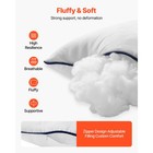 18 X 18 In Throw Pillow Inserts Pack Of 2 White Down Alternative Pillows Square