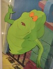 The Real Ghostbusters Animation Cel Slimer Framed Signed Autographed Tom Cook 