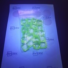 one  1  Vtg Nos Czech Yellow Vaseline Uranium Glass 12x10 Mm Gemstone