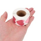 500 Pcs Heart Labels Tanning Heart Stickers Body Tanning Pvc Material