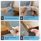 Baby Safety Set  6 Safety Strap  12 Magnetic Cabinet Locks  12 Corner Protectors