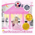 Pink Princess Castle House Indoor outdoor Kids Play Tent For Girls W  Led Lights