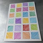 Original Aceo Art Card Geometric Abstraction Squares 21