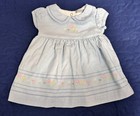Vintage Carters Y2k Blue Dress Nb Spring Pastel Blue