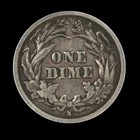 1892-s Barber Dime  Better Date San Francisco Mint Issue  Excellent Condition