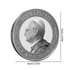 2025 Pope Leo Xiv Commemorative Coin 1st American Pope Silver Coin Gifts
