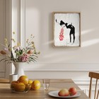 Banksy Graffiti Wall Art - 11x14 - Street Art Love - Unframed