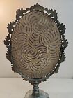 Cast Iron Vanity Top Tilting Dresser Mirror 14     Vintage