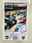British Sports Car Hall Of Fame Induction Ceremony Event Poster 2023 Signed