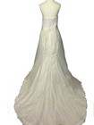 Alfred Angelo White Embellished Strapless Tulle Wedding Gown Size 16  699