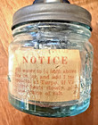 Rare Antique Aqua Vaporizer Bottle Jar  Turpo  Glessner  Unusual  1920s  So Cool