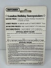 Rare Vintage 1981 Matchbox London Holiday Sweepstakes Pizza Van White