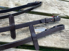 English Training schooling Reins With Multi-colored Rubber Grips