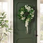 Hydrangea Wreath Cream - Threshold Designed With Studio Mcgee
