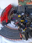 Huge Scx 1 43 Slot Car Track 95 Pcs Lot Controllers Power Supply Crossover
