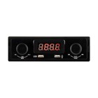 1 Din Vintage Car Fm Radio Usb Mp3 Bluetooth Player Stereo Receiver 8v-30v Input