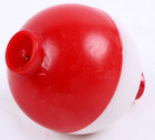 Qty 50 Pack-1  Fishing Snap-on Round Floats Bobbers Red White New Wholesale  us