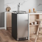 Edgestar Kc1500 15 w 1 Tap Kegerator - Stainless Steel