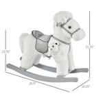 Children Riding Rocking Horse Toy W  Fun Realistic Sounds   Storage Bag