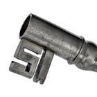 Large Bore 18th 19th Century Iron Key 4     - Antique Key Vintage Key - Ref k501