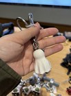 Nwt Coach Halloween Bear Ghost Bag Charm key Ring Cw483