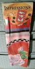 Super Rare Vintage New Impressions County Hearts Flag Pink Roses Factory Sealed