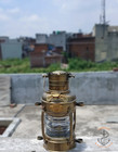 Vintage Maritime Ship Lantern Oil Lamp Nautical Brass Boat Light