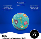 Crocodile Creek Playground Ball - Durable Rubber Ball For Kids Ages 3 And Up - B