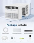 U-shaped Window Air Conditioner  12000 Btu Ac Unit  Cools Up To 350 Sq  Ft 