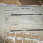 Family Group Sheet Genealogy Record Forms Ancestry Family History Pedigree Chart