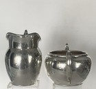 Vintage Gorham Sterling Silver Open Sugar Bowl   Creamer Set  220 5 G