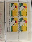 Us Stamp Lot 1969 Apollo 11 Moon Baseball Football Botanical Mnh Blocks