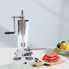 Stainless Steel Manual Sausage Stuffer Vertical Meat Press Filler Sausages Maker