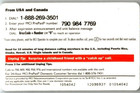 Vtg  Mci International Coffees Suisse Mocha 10min Phone Calling Card Collectible