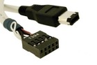 6-pin Firewire Male Connector To Internal 9-pin Board Header Cable