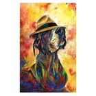 Playful Dog Great Dane Art Print   Watercolor Painting   Unique Pet Art
