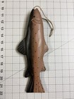 Hand-carved Folk Art Fish To Hang  12    Long  Preowned  Good Condition