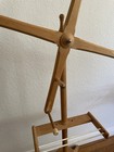 Vintage Wool Winder Wooden Stand  Yarn Swift