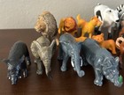 Plastic Farm Zoo Animals Large Lot Over 30 Pieces-see Photos