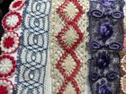 Antique French Lace Trim  11 Different Pieces  19th early 20th Century  17 Yards