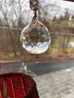 Swarovski Crystal Ball  2     50mm  From Vintage 1970s Chandelier