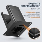 Base Para Postes De 4x4  Anclajes Para Postes  4 Piezas  Tama  o Interior 9 1 X 9