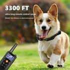 Dog Shock Collar 3300ft Dog Training Collar With Remote Rechargeable Waterproof