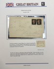 Great Britain Covers Including 2 Penny Black Stamps Read Description L2243